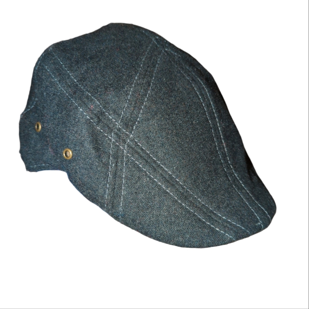 Vintage Goorin 1895 Everyday Originals Stitched Messenger Flat Cap SM